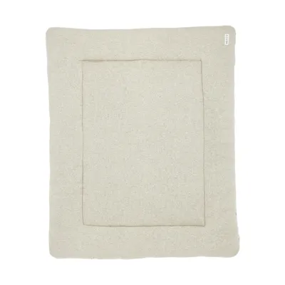 Produktbild von Meyco Knit Laufstallteppich 77 x 97 cm Sand Melange | Babymatte