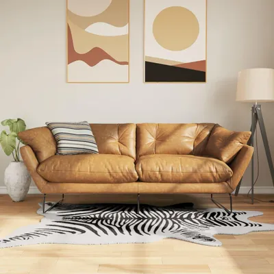 Immagine prodotto di vidaXL Tappeto Nero Bianco 120x170 cm Motivo Zebra Lavabile Antiscivolo