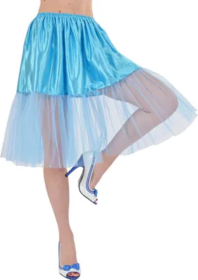 Produktbild von Petticoat Damen Tüllrock - Länge 60 cm | Hellblau