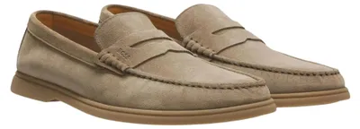 Produktbild von Boss Herren Loafer Sienne in Beige aus Wildleder mit normaler Passform