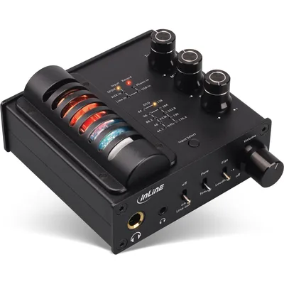 Produktbild von InLine AmpUSB-EQ - Hi-Res DSD Kopfhörer-Röhrenverstärker+ Equalizer - USB DAC