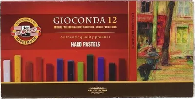 Zdjęcie produktu dla KOH-I-NOOR Gioconda Hard Pastels Zestaw suchych pasteli 12 szt.