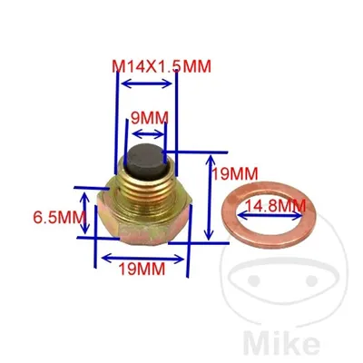 Produktbild von Ölablassschraube Magnetisch M14x1,5 für Fahrzeuge JMT R6 R1 FZ6