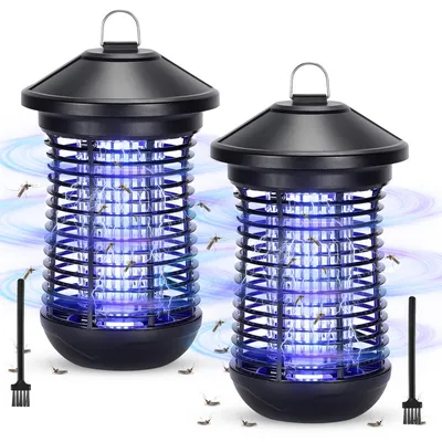 Produktbild von Jiubiaz 2er Elektrischer Insektenvernichter Insektenlampe 18W UV-Lampe Insektenfalle Draußen Mückenlampe