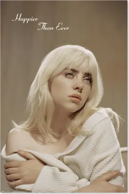 Produktbild von Billie Eilish Poster Cover Happier Than Ever 61 x 91,5 cm