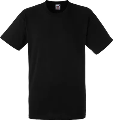 Obrázok produktu pre Pánske tričko Fruit Of The Loom s vysokou gramážou BC350 (3XL) (čierne)