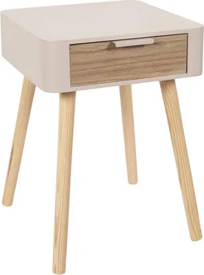 Produktbild von HowHomely | Nachttisch mit Schublade - 48 cm - Rosa