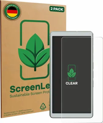 Produktbild von 2x ScreenLeaf Schutzfolie für Viwoods AiPaper Reader nachhaltiger Displayschutz Display Schutz Folie Klar Transparent