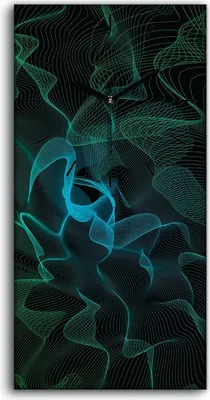 Produktbild von Wanduhr Bürouhr Leinwand Bild Geräuschlos 30x60 Malerei Abstrakte Kunst - schwarze Hände