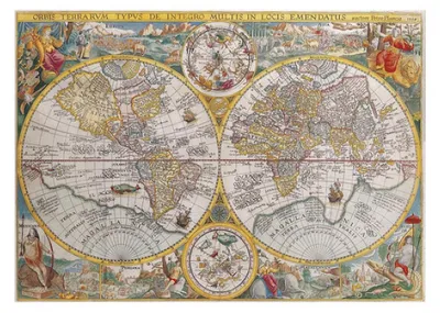 Immagine prodotto di Ravensburger Puzzle 1500 p - Mappa del mondo 1594