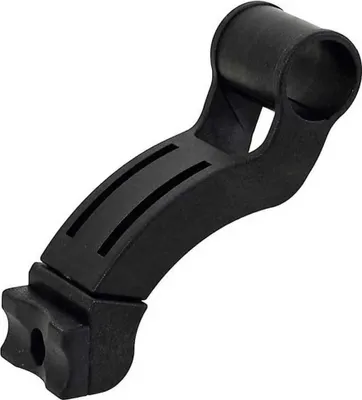 Zdjęcie produktu dla Wspornik reflektora z wysuwanym kablem przednim czarny 22,2 mm