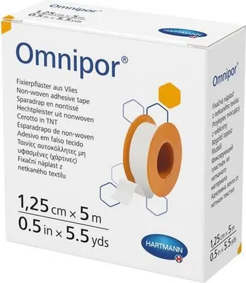 Produktbild von OMNIPOR Fixierpflaster Vlies 1,25 cmx5 m