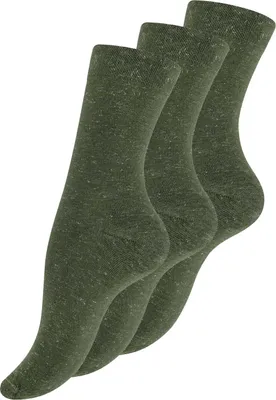 Produktbild von Yenita® 3 Paar Polyester Socken 35-38 Grün