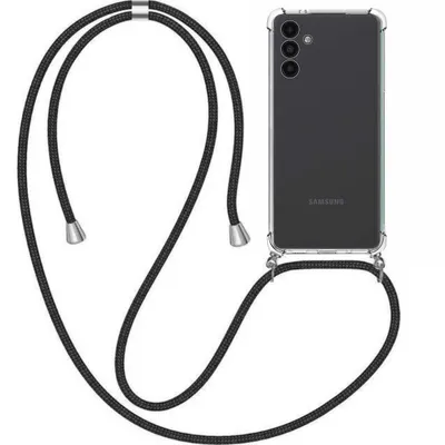Obrázek produktu pro Pouzdro na mobilní telefon vhodné pro Samsung Galaxy A13 5G s řetízkem na mobil a nárazníkem - Zadní kryt TPU odolný proti nárazům s poutkem - Smartphonica