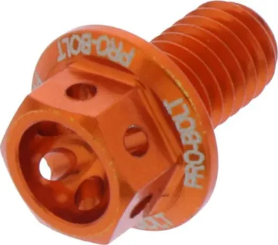Image de Vis JMP 6 Kant Bolt M6x1,00mm 10mm Aluminium Racing orange