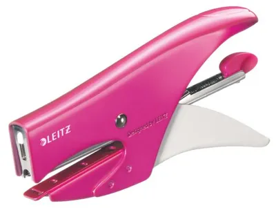 Produktbild von Leitz WOW 5531, 15 Blätter, Pink, Weiß, Metall, Kunststoff, 4,95 cm, Hinten