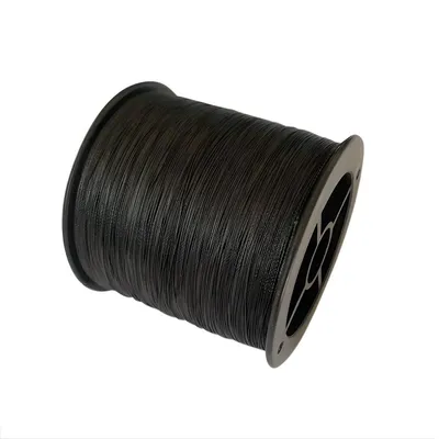 Produktbild von Geflochtene Angelschnur 8-fach PE Multifilament 300 m – 8–40 lb Hochleistungs Schnur für Karpfenangeln in Schwarz