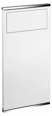 Image de Keuco Plan Integral Modul lavabo 1 326 x 625 x 143 mm à gauche avec collecteur de déchets - chromé/blanc laqué - 44988015101