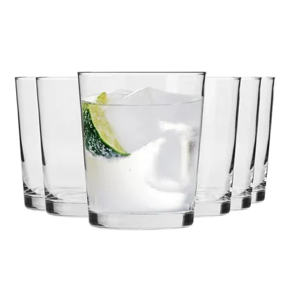 Produktbild von KROSNO GLÄSER 6 Stk. 250 ML. für Getränke, Cocktails, WHISKY CRYSTALLINE