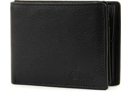 Zdjęcie produktu dla Skórzany portfel Esquire RFID Small Wallet czarny czarny