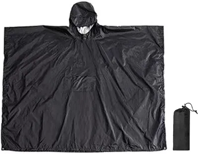Produktbild von Regenponcho leicht, multifunktional, wasserdicht, für unterwegs