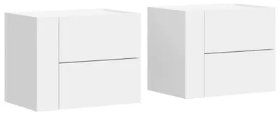 Produktbild von Wandmontierte Nachttische - Wandtische - Nachttische zur Wandmontage - Schlafzimmerregale - Aufbewahrungsboxen