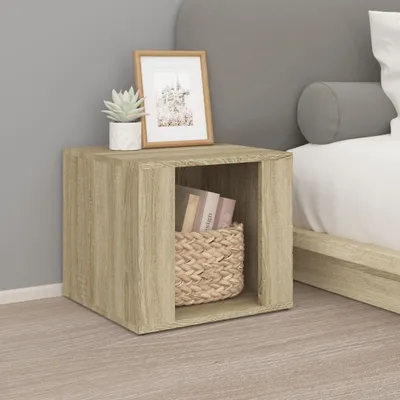 Image de vidaXL Table de nuit chêne Sonoma 41x40x36 cm bois composite