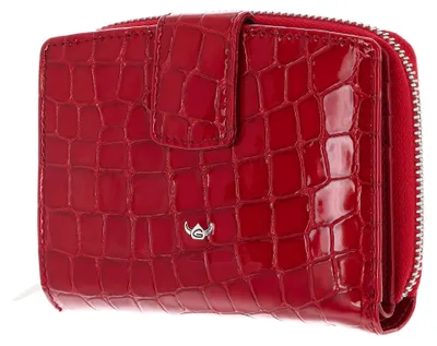 Imagen del producto de Golden Head Cuero monedero Cayenne RFID Protect Kombischeintasche mit Riegel 1438 Kirsche rojo