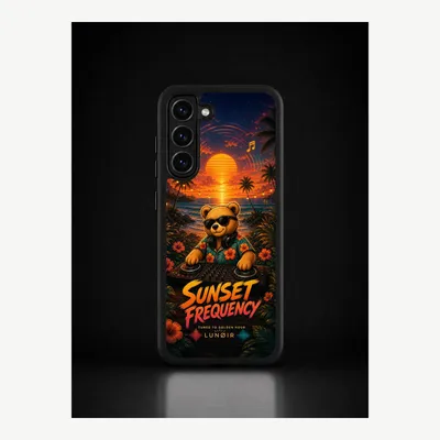 Produktbild von Samsung S23 Plus Hülle Handyhülle Schutzhülle Case mit Sonnenuntergang Motiv – LUNØIR ©