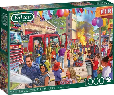 Produktbild von Puzzle Falcon 1000T Open Day at the Fire Station