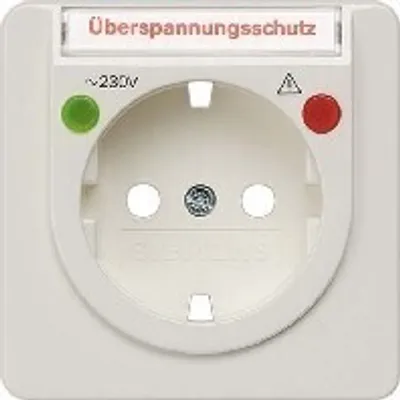 Produktbild von Siemens 5UH1047 Delta profil Abdeckpl. 65x65mm f.Schuko-Steckdose titanweiß