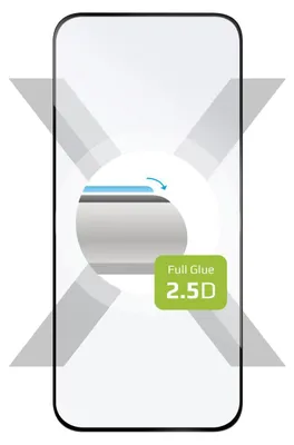 Image de Verre trempé pour Xiaomi 14T Pro / 14T, Fixed Full Cover 2.5D Tempered Glass, Transparent avec cadre noir