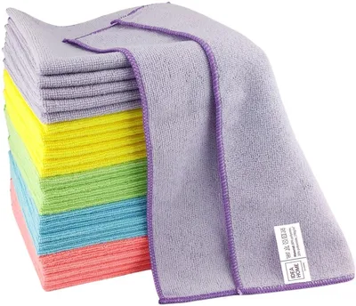 Multifunktionale Mikrofasertücher 30 x 30 cm - 5 Stück - Ideal für Haushalt und Auto
