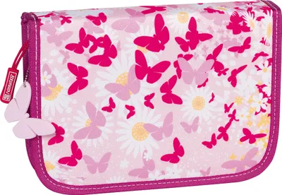 Produktbild von BRUNNEN Schüler-Etui Schmetterlinge 2 Klapp