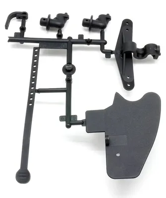 Productafbeelding van SWORKz kunststof bevestigingspunten voor de carrosserie en een brandstofdekselopener voor de S350T, 1 set