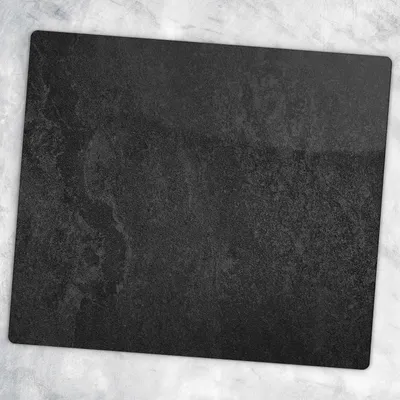 Produktbild von Glas-Herdabdeckplatten Glaskeramikkochfeld-Abdeckung Spritzschutz Glas 60 cm x 52 cm - Schwarzer Stein
