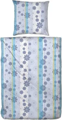 Produktbild von Hausmarke Magita Microfaser Bettwäsche 135x200 cm + 80x80 cm Blau