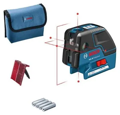 Image de Laser points et lignes GCL 25 Professional + 4 piles 1,5V - BOSCH - 0601066B00