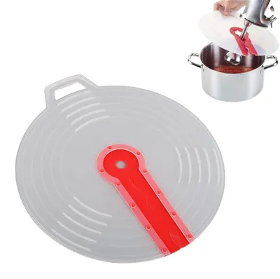 Silikon-Spritzschutzdeckel für Mixerschüssel, 34 cm, transparent