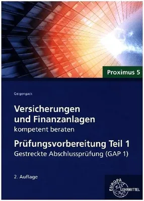 Immagine prodotto di Versicherungen und Finanzanlagen kompetent beraten - Prüfungsvorbereitung Teil 1