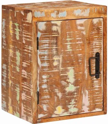Produktbild von vidaXL Nachttisch Braun 35 x 33 x 48 cm Massivholz Altholz