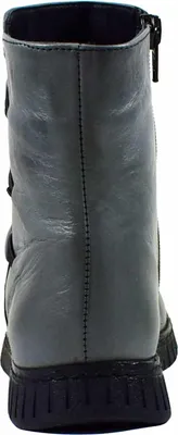 Produktbild von Gemini Damen Stiefelette Leder Boot mit Knöpfen und sportlicher Sohle 033503-02, Größe:38 EU, Farbe:Grau
