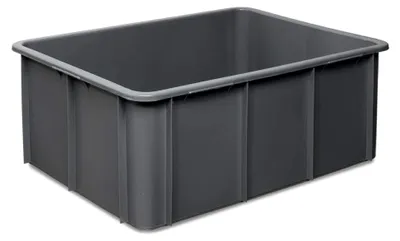 Produktbild von Schwerlastbehälter im Euro-Format 800x600x320 mm, 120 Liter, grau