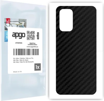 Produktbild von apgo Rückseite Schutzfolie für Oppo A74 5G CPH2263 -  Hinten Schutzfolie Carbon, Rückseite Folie schützt vor Kratzern und Fingerabdrücken