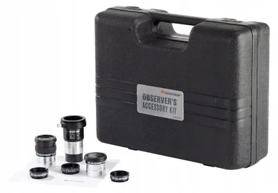 Image de Kit d'accessoires pour observateur Celestron, noir, métallique, 3,18 cm (1,25"), Chine, 254 mm, 330 mm, 127 mm