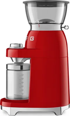 Immagine prodotto di Macinacaffè rosso da 240 g e 150 w Smeg CGF03RDEU