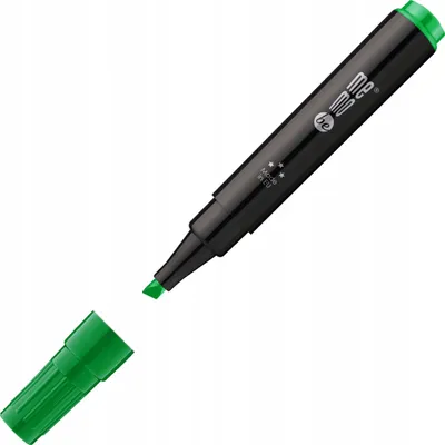 Image de MemoBe Marqueur permanent burin 1 - 4 mm VERT