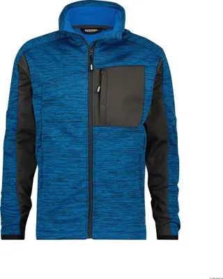 Produktbild von DASSY Strickjacke CONVEX Strickfleece Gr. 3XL blau/anthrazit