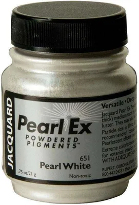 Produktbild von Jacquard Pigment Spielzeug Pearl Ex 21 g perlweiß kreativ