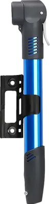 Immagine prodotto di Avizar, pompa ad aria portatile con supporto fino a 100 PSI per biciclette, nero/blu